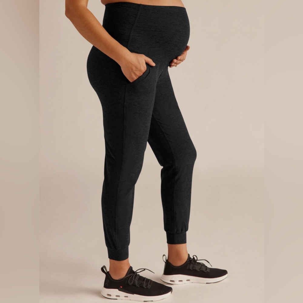EUC Beyond the Bump Black Maternity Joggers - XL, Black
